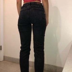 Hollister Black Boyfriend Jeans